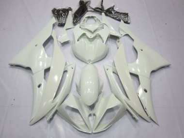 Bianco Completamente Lucido 08-16 Yamaha R6 Carena