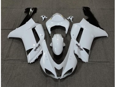 Bianco Liscio Lucido 07-08 Kawasaki ZX6R Carena