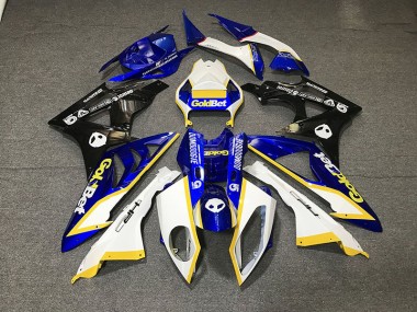 Bianco Lucido & Blu 12-16 Honda CBR1000RR Carena