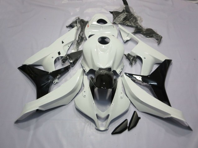 Bianco Lucido & Nero 07-08 Honda CBR600RR Carena