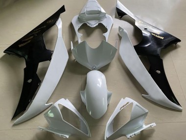Bianco Lucido & Nero & Oro 08-16 Yamaha R6 Carena