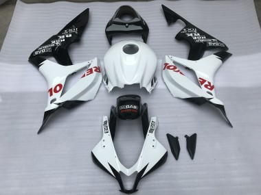 Bianco Lucido & Rosso Repsol 07-08 Honda CBR600RR Carena