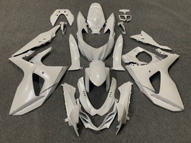 Bianco Lucido Semplice 09-16 Suzuki GSXR 1000 Carena