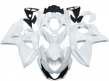 Bianco Lucido Solido 09-16 Suzuki GSXR 1000 Carena