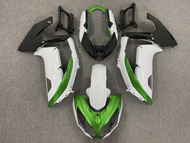 Bianco Lucido & Verde 12-16 Kawasaki Ninja 650R Carena
