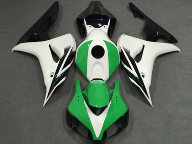 Bianco Lucido Verde Nero 06-07 Honda CBR1000RR Carena