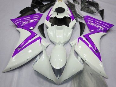 Bianco Lucido & Viola 12-14 Yamaha R1 Carena