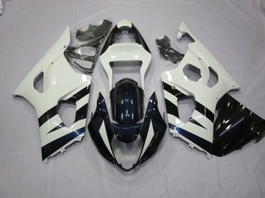 Bianco & Nero 03-04 Suzuki GSXR 1000 Carena