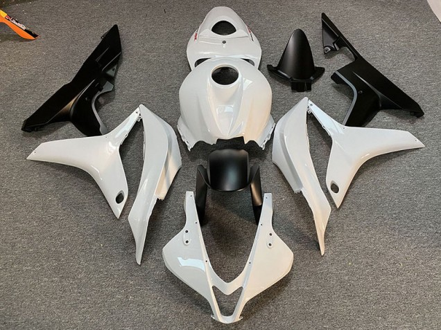 Bianco & Nero Puliti 07-08 Honda CBR600RR Carena