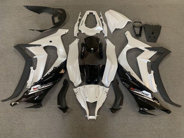 Bianco Perla & Nero 11-15 Kawasaki ZX10R Carena
