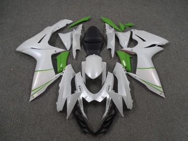 Bianco Perla & Verde 11-24 Suzuki GSXR 600-750 Carena
