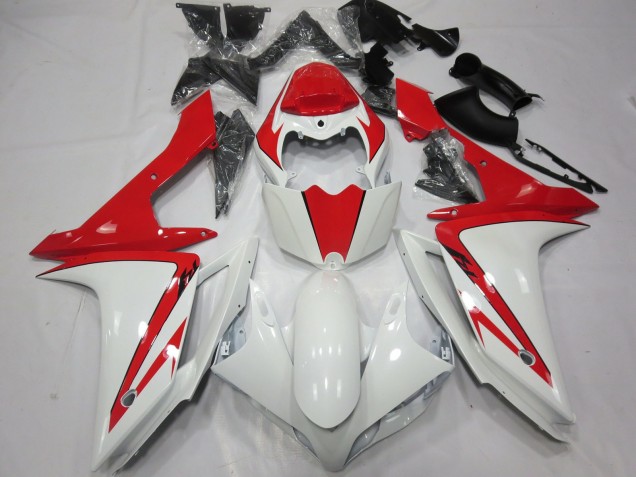 Bianco Rosso Personalizzato 07-08 Yamaha R1 Carena