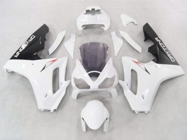 Bianco W Nero Inferiore 06-08 Triumph Daytona 675 Carena