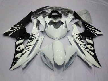 Blanc Flamme 08-16 Yamaha R6 Carena