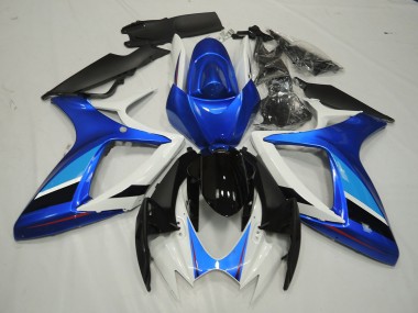 Blu & Bianco 06-07 Suzuki GSXR 600-750 Carena