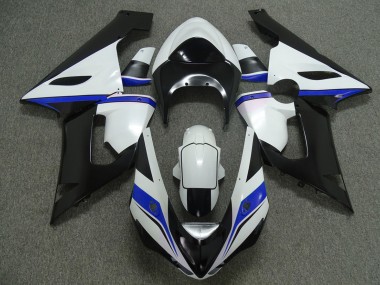 Blu Bianco & Nero 05-06 Kawasaki ZX6R Carena
