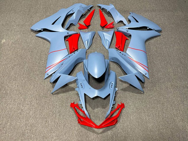 Blu Cielo Opaco & Rosso 11-24 Suzuki GSXR 600-750 Carena