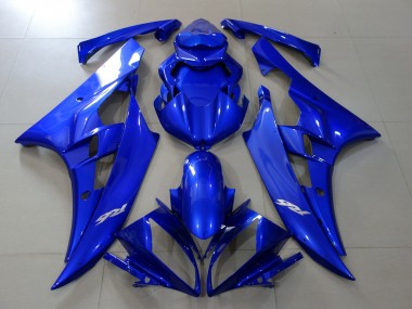Blu Completamente Lucido 06-07 Yamaha R6 Carena