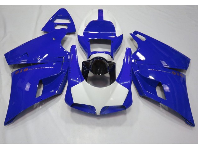 Blu Lucido & Bianco 93-05 Ducati 996 748 916 998 Carena