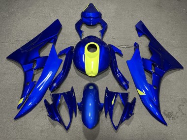Blu Lucido & Giallo Ad Alta Visibilità 06-07 Yamaha R6 Carena