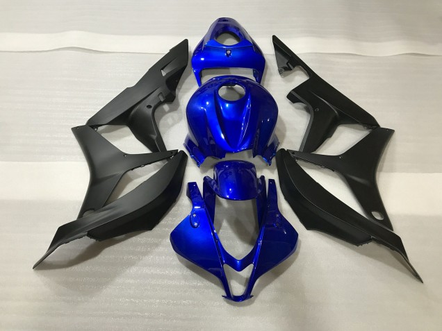 Blu Lucido & Lime 07-08 Honda CBR600RR Carena