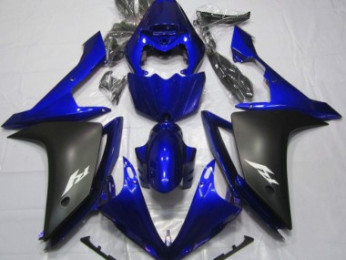 Blu Lucido & Nero 07-08 Yamaha R1 Carena