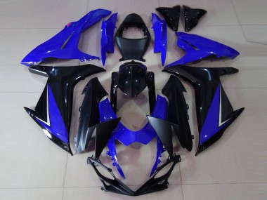 Blu Lucido & Nero 11-24 Suzuki GSXR 600-750 Carena