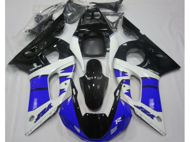 Blu Lucido & Nero 98-02 Yamaha R6 Carena