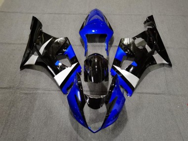 Blu Lucido Nero & Argento 03-04 Suzuki GSXR 1000 Carena
