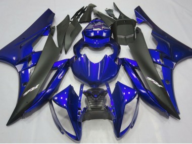Blu Metallizzato & Nero 06-07 Yamaha R6 Carena