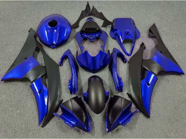 Blu Profondo & Nero Opaco 08-16 Yamaha R6 Carena