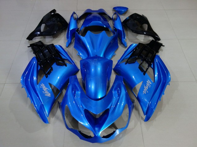 Blu Vivace & Nero Lucido 12-21 Kawasaki ZX14R Carena