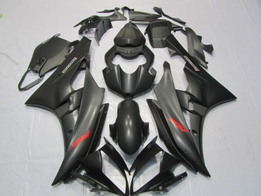 Decalcomania Rossa Nera Opaca 06-07 Yamaha R6 Carena