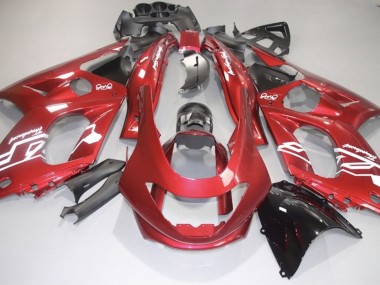 Decalcomanie Rosse & Bianche Lucide 98-07 Yamaha YZF600 Carena