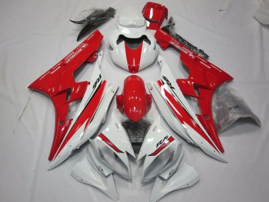 Design In Stile Bianco Rosso 06-07 Yamaha R6 Carena