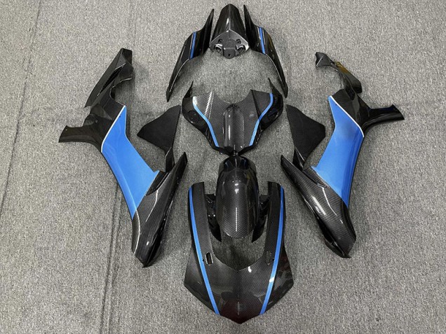 Fibra Di Carbonio & Azzurro 15-19 Yamaha R1 Carena