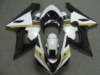 Giallo Bianco & Nero 05-06 Kawasaki ZX6R Carena