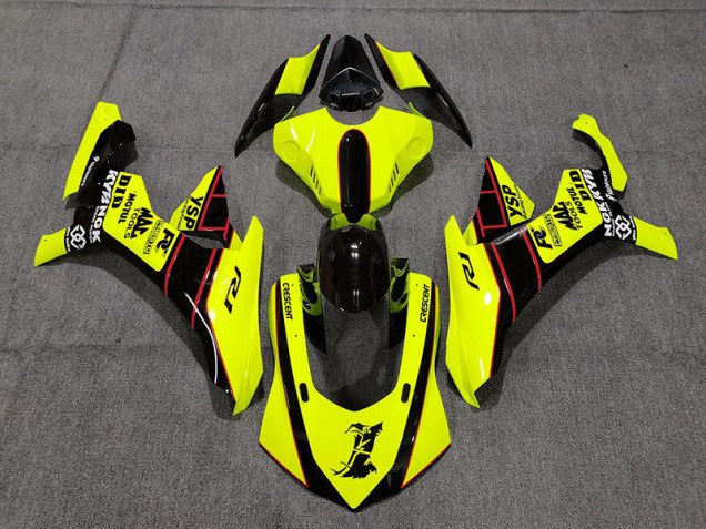 Giallo Floro & Nero 15-19 Yamaha R1 Carena