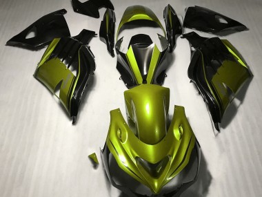 Giallo Lucido & Nero 12-21 Kawasaki ZX14R Carena