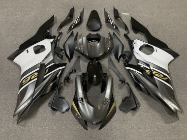 Grigio Canna Di Fucile & Oro 17-21 Yamaha R6 Carena