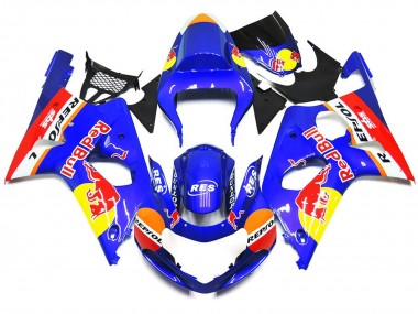 Kit Stile OEM Red Bull 00-02 Suzuki GSXR 1000 Carena