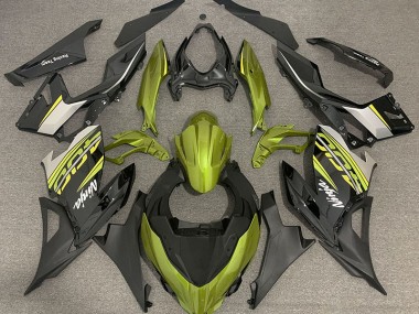 Liquido Giallo & Grigio 18-23 Kawasaki Ninja 400 Carena