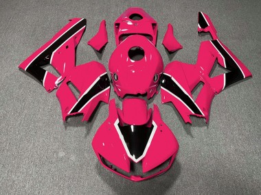 Lucentezza Rosa Brillante & Nero 13-23 Honda CBR600RR Carena