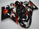 Migliori Carena Moto Suzuki GSXR 600/750 2004-2005 - Nero Lucido Rosso Banda