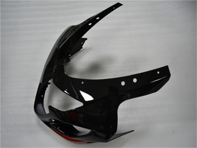 Migliori Carena Moto Suzuki GSXR 600/750 2004-2005 - Nero Lucido Rosso Banda
