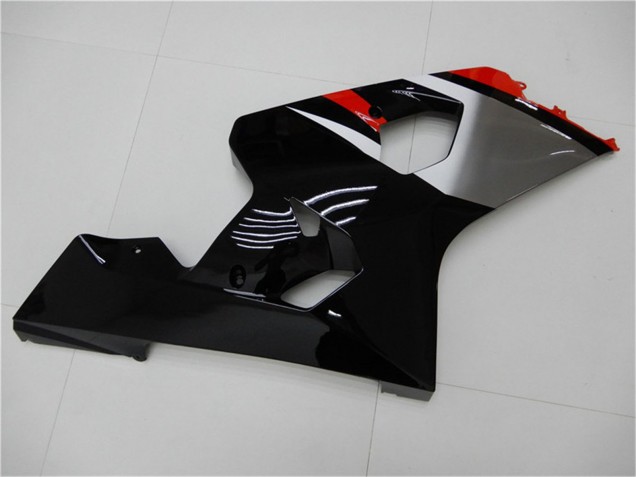 Migliori Carena Moto Suzuki GSXR 600/750 2004-2005 - Rosso Argento Nero