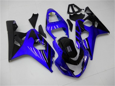 Migliori Carena Moto Suzuki GSXR 600/750 2004-2005 - Blu Nero Lucido