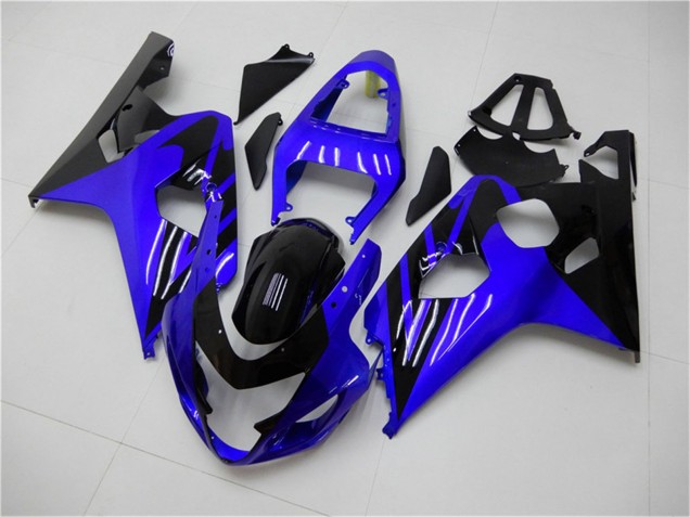 Migliori Carena Moto Suzuki GSXR 600/750 2004-2005 - Blu Nero Lucido