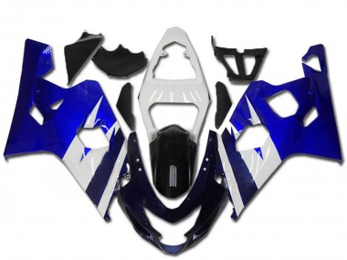 Migliori Kit Carena Moto Suzuki GSXR 600/750 2004-2005 - Bianco Blu Nero
