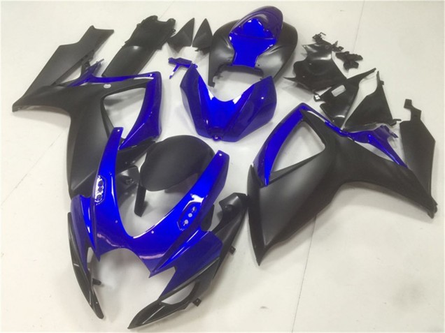 Migliori Carena Moto Suzuki GSXR 600/750 2006-2007 - Blu Nero Opaco